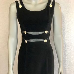 Vintage Lillie Rubin Black Cocktail Dress